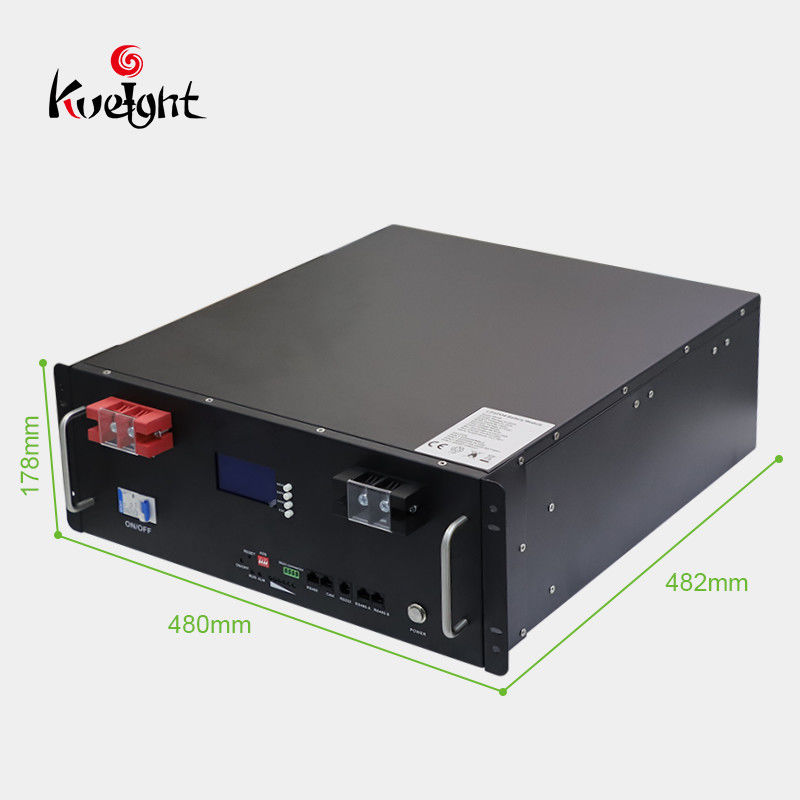 van de het Lithiumbatterij van 4U 5U de Module48v 100ah Lifepo4 Zonnebatterij voor de Zaal van Netwerkgegevens